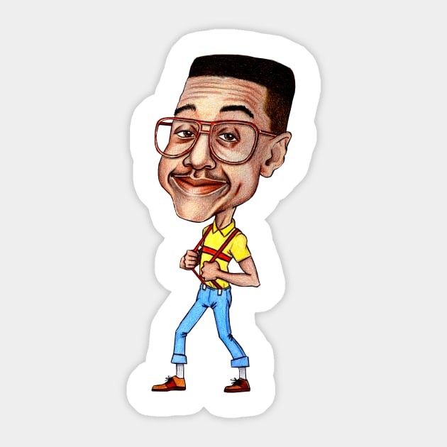 Chibi Urkel Sticker by tabslabred